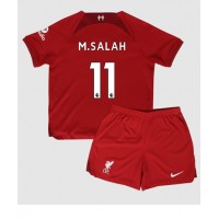 Liverpool Mohamed Salah #11 Fotballklær Hjemmedraktsett Barn 2022-23 Kortermet (+ korte bukser)